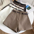 Load image into Gallery viewer, Women A-line Pocket Casual Shorts High Waist
