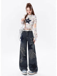 Load image into Gallery viewer, American Retro Jeans Loose Wide-leg
