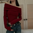 Load image into Gallery viewer, Tops Off Shoulder Long Sleeve
