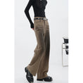 Load image into Gallery viewer, Vintage Red Straight Jeans High Waist
