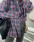 Load image into Gallery viewer, Clacive Vintage Loose Plaid shirt
