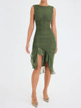 Load image into Gallery viewer, Elegant Ruffle Ruched dress
