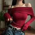 Load image into Gallery viewer, Tops Off Shoulder Long Sleeve
