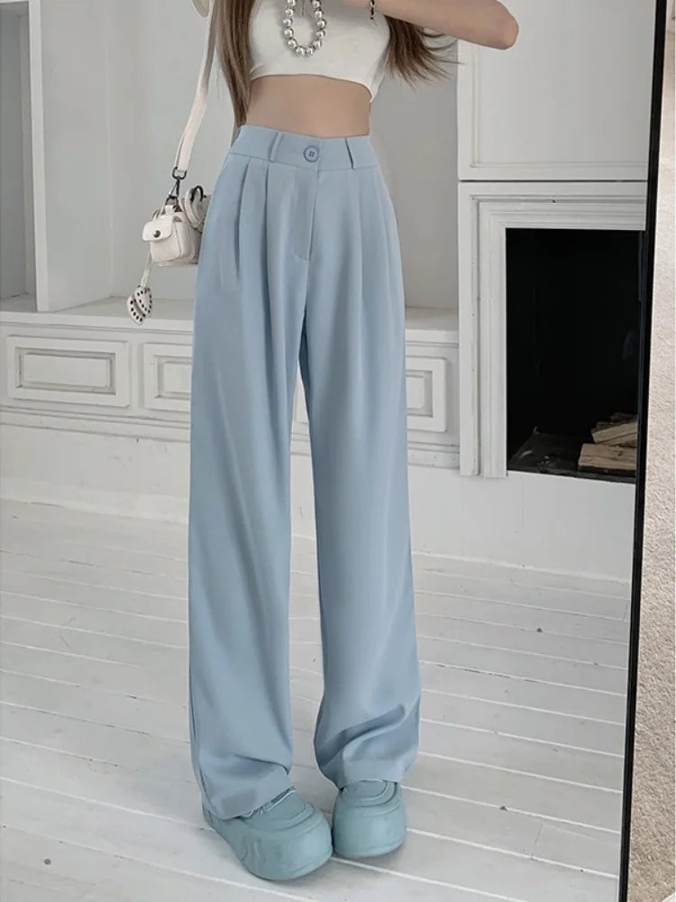 Elastic Waist Casual Pants