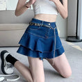 Load image into Gallery viewer, Vintage Denim Mini Skirt
