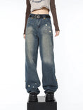 Load image into Gallery viewer, American Retro Jeans Loose Wide-leg
