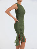 Load image into Gallery viewer, Elegant Ruffle Ruched dress
