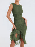 Load image into Gallery viewer, Elegant Ruffle Ruched dress
